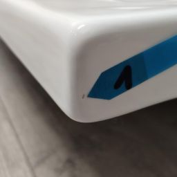 Outlet - LaVita Kalifornia 80 umywalka 81x39 cm meblowa biały połysk