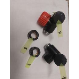 Outlet - Instal Projekt Z16 zestaw termostatyczny z trójnikiem prawy czarny mat 605100002VTC31