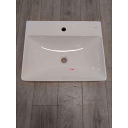 Outlet - Hansgrohe Xelu Q umywalka 60x48 cm nablatowa prostokątna SmartClean biały 61018450
