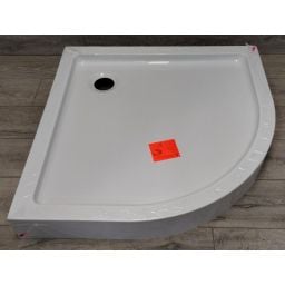 Outlet - Sanplast Free Line brodzik 90x90 cm półokrągły zabudowany BPza/FREE biały 615-040-1730-01-000