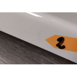 Outlet - Sanplast Free Line brodzik 80x100 cm półokrągły asymetryczny BP-P/FREE prawy biały 615-040-1770-01-000