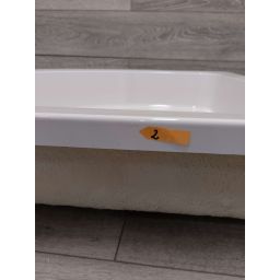 Outlet - Sanplast Free Line brodzik 80x80 cm półokrągły BP/FREE biały 615-040-2220-01-000