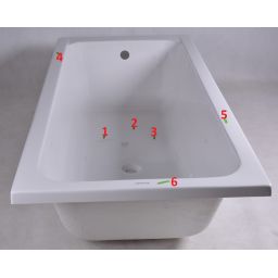 Outlet - Duravit D-Code wanna prostokątna 170x75 cm biała 700099000000000