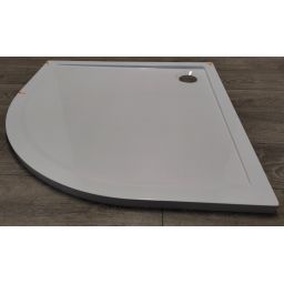 Outlet - Roca Aeron brodzik 90x90 cm półokrągły kompozyt Stonex biały A276280100
