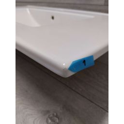 Outlet - Roca Hebe umywalka 81,5x46,5 cm prostokątna meblowa biała A3272A4000