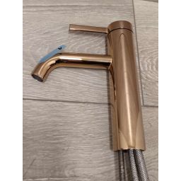 Outlet - Roca Ona Rose Gold bateria umywalkowa stojąca różowe złoto A5A3A9ERG0