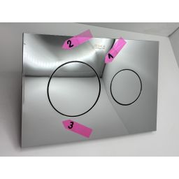Outlet - Roca PS przycisk spłukujący do WC chrom błyszczący A890223301