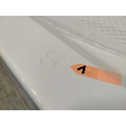 Outlet - Invena brodzik 80x80 cm kwadratowy biały AK-80-K83