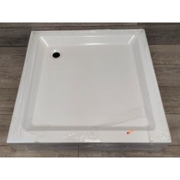 Outlet - Invena brodzik 80x80 cm kwadratowy biały AK-80-K83