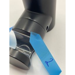 Outlet - Deante Round uchwyt prysznicowy czarny mat ANRN21U