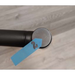 Outlet - Deante Bidetta zestaw słuchawki bidetowej ścienny czarny ANWN51B