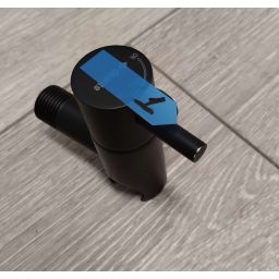 Outlet - Deante Bidetta zestaw słuchawki bidetowej ścienny czarny ANWN51B