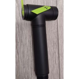 Outlet - Deante Bidetta zestaw słuchawki bidetowej ścienny czarny ANW_N51B