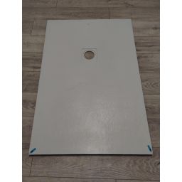 Outlet - Roca Terran brodzik 120x80 cm prostokątny kompozyt Stonex perłowy AP1014B032001630