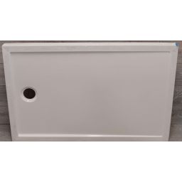 Outlet - New Trendy New Cantare brodzik 120x80 cm prostokątny biały B-0427