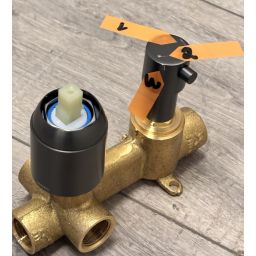 Outlet - Deante Arnika bateria wannowo-prysznicowa podtynkowa titanium BQA_D44P