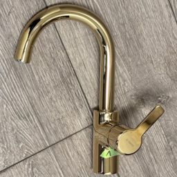 Outlet - Deante Arnika bateria umywalkowa stojąca złota BQA_Z24M