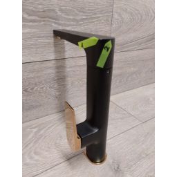 Outlet - Invena Midnight Trend bateria kuchenna stojąca czarny mat/różowe złoto BZ-35-014