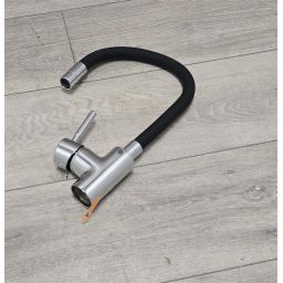 Outlet - Ferro Zumba bateria do podgrzewacza stojąca chrom-czarna BZA4BLP