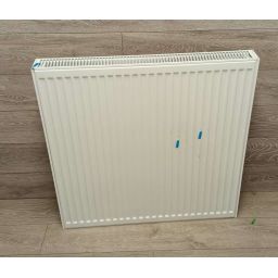 Outlet - Purmo Compact grzejnik płytowy 90x90 cm podłączenie boczne biały C22 900x900