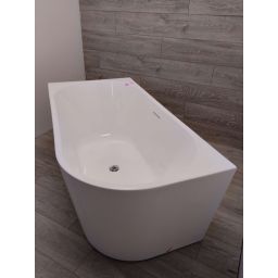 Outlet - Hagser Ilsa wanna wolnostojąca 150x75 cm narożna lewa biały połysk HGR00000011