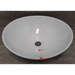Outlet - Hagser Agnes umywalka 41x34 cm nablatowa owalna biała HGR10000040