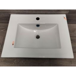 Outlet - Hagser Erika umywalka 60x47 cm meblowa prostokątna biała HGR50000041