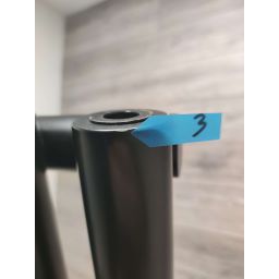 Outlet - Sapho Pilon grzejnik łazienkowy dekoracyjny 180x19,6 cm czarny IZ128T