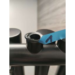 Outlet - Sapho Pilon grzejnik łazienkowy dekoracyjny 180x19,6 cm czarny IZ128T