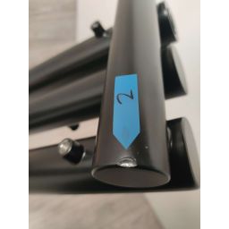 Outlet - Sapho Pilon grzejnik łazienkowy dekoracyjny 180x19,6 cm czarny IZ128T