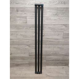 Outlet - Sapho Pilon grzejnik łazienkowy dekoracyjny 180x19,6 cm czarny IZ128T