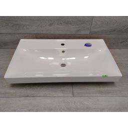 Outlet - Cersanit Virgo umywalka 81x46,5 cm prostokątna meblowa biała K118-002