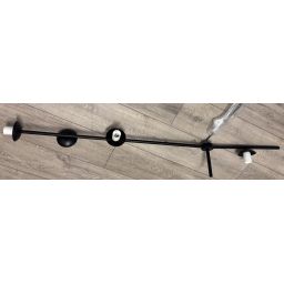 Outlet - Kaja Vuelta lampa podsufitowa 4x40W czarny/biały mat K-4737