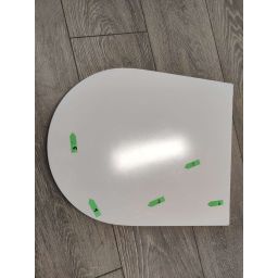 Outlet - Cersanit Zen deska sedesowa wolnoopadająca antybakteryjna Slim biała K98-0221