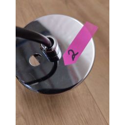 Outlet - Light Prestige Fondi kinkiet 1x40W czarny/szkło przezroczyste LP-1214/1W