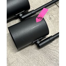 Outlet - Light Prestige Snow lampa podsufitowa 6x50 W czarna LP-731/6PBK