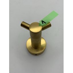 Outlet - Omnires Modern Project haczyk podwójny złoty szczotkowany MP60120GLB