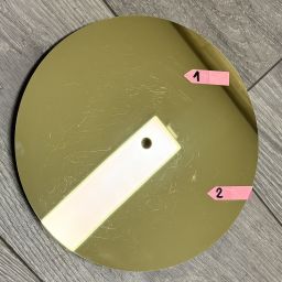 Outlet - Omnires Modern Project stojak na papier toaletowy ze szczotką WC złoty MP60810GL