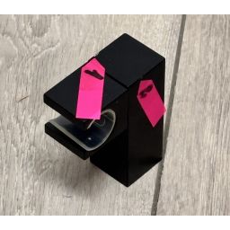 Outlet - Deante Cascada przyłącze kątowe z uchwytem czarny mat NACN58K