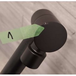 Outlet - Deante Cascada wylewka do baterii czarna NACN87K