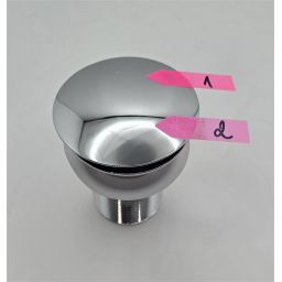 Outlet - Deante Click-Clack korek do umywalki click-clack z przelewem chrom połysk NHC010B