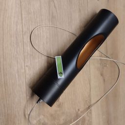 Outlet - MaxLight Golden lampa wisząca 1x5W czarna/złota P0176