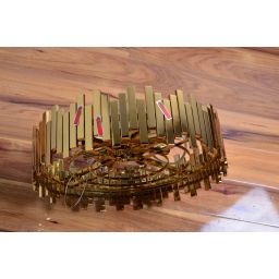 Outlet - MaxLight Trend lampa wisząca 8x40W złota P0368