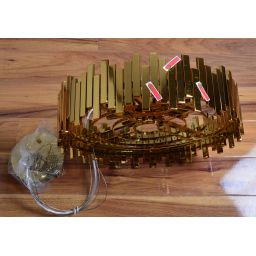 Outlet - MaxLight Trend lampa wisząca 8x40W złota P0368