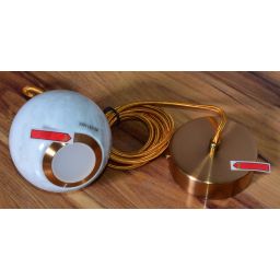 Outlet - MaxLight Uranos lampa wisząca 1x5W LED biały/złoty P0413