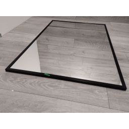 Outlet - Elita lustro 120x80 cm prostokątne czarny RE061200020560