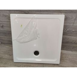 Outlet - Cersanit Tako brodzik 80x80 cm kwadratowy biały S204-009