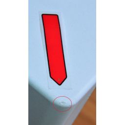 Outlet - Laveo Komodo zlewozmywak granitowy 58x49 cm biały SBK 610A