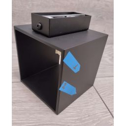 Outlet - Sollux Lighting Quad kinkiet 1x40W czarny SL.0057