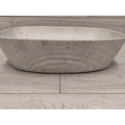 Outlet - Comad Anna umywalka 50,5x39,5 cm nablatowa owalna kamień/beż mat UN-ANNA-MY1